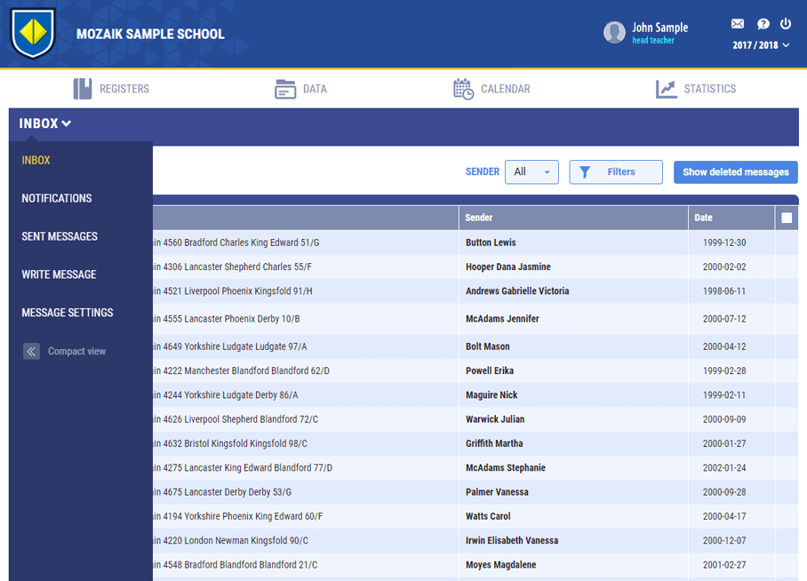 Багш, эцэг эх, сурагчдад захидал илгээх