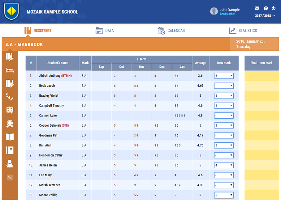 Улирлын болон жилийн эцсийн үнэлгээ