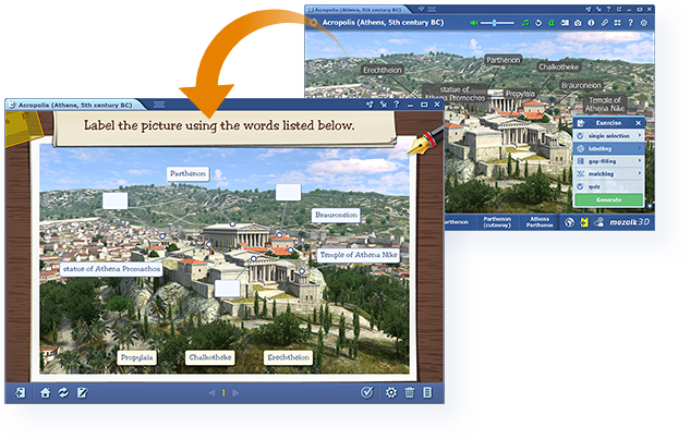 3D-гээс үүсгэсэн дасгалууд