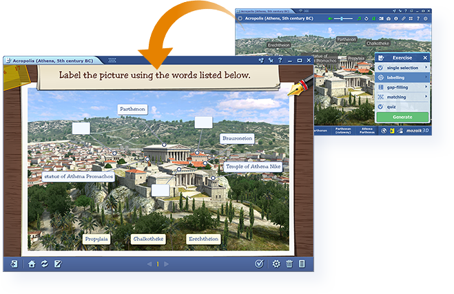 3D-гээс үүсгэсэн дасгалууд