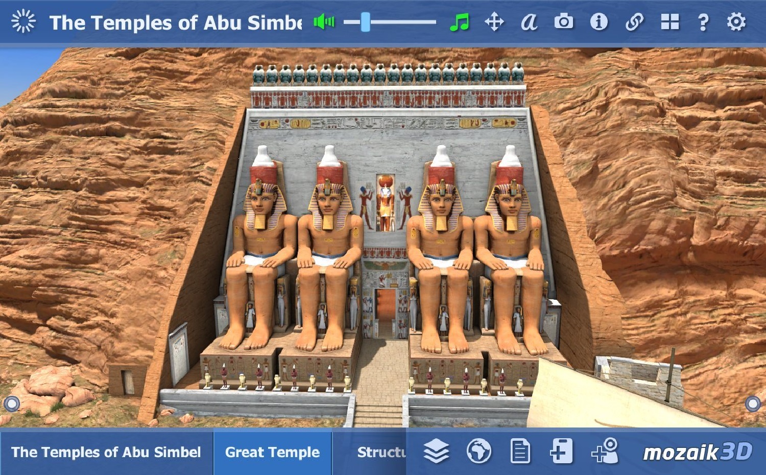 Using Mozaik3D to bring Ancient Egypt to life – a case study