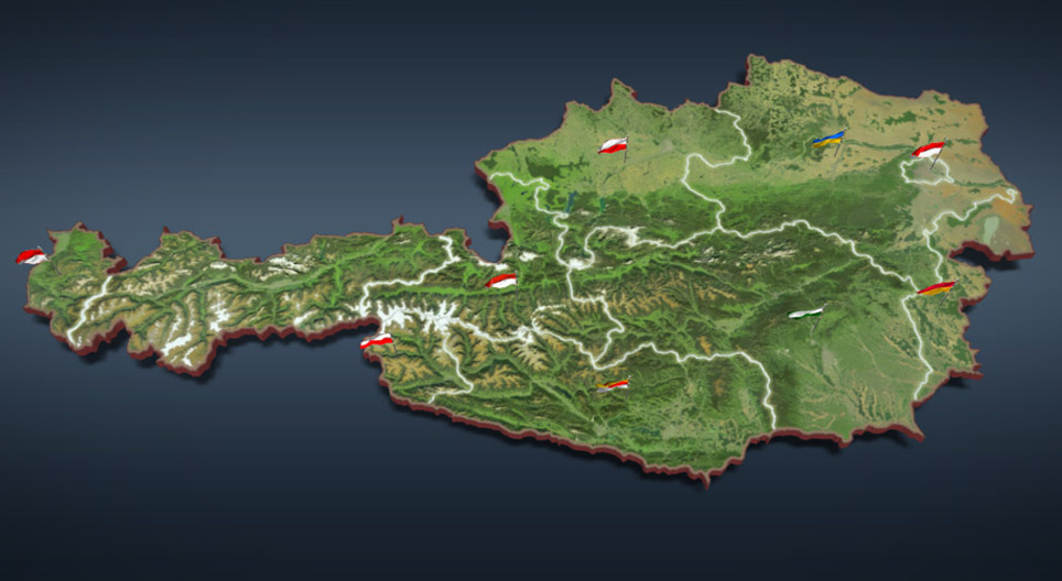 Австри улсын засаг захиргааны хуваарилалт