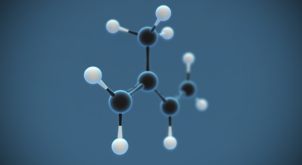 Изопрен (2 метил 1,3 бутадиен) (C₅H₈)