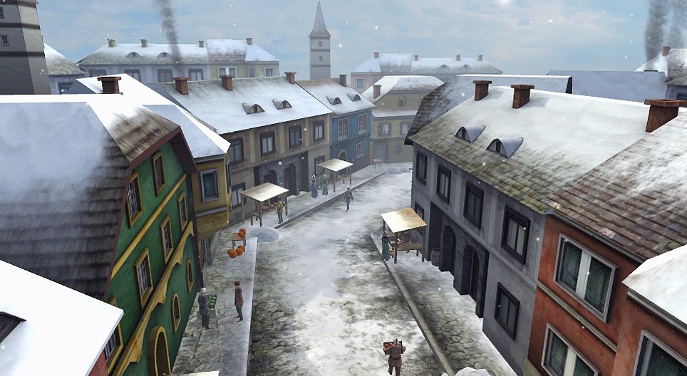 Medieval town in Central Europe