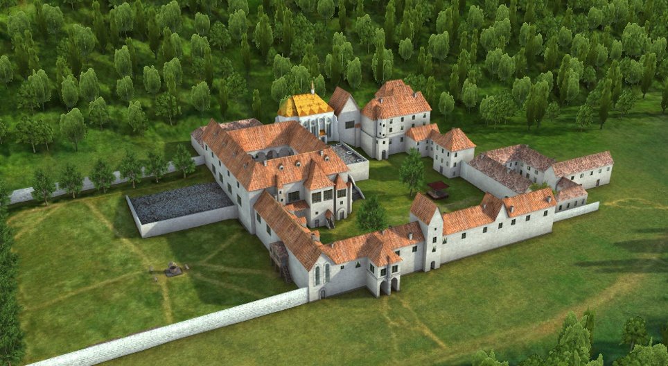 Дундад зууны эзэн хааны ордон (Вишеград, Унгар, XV зуун)