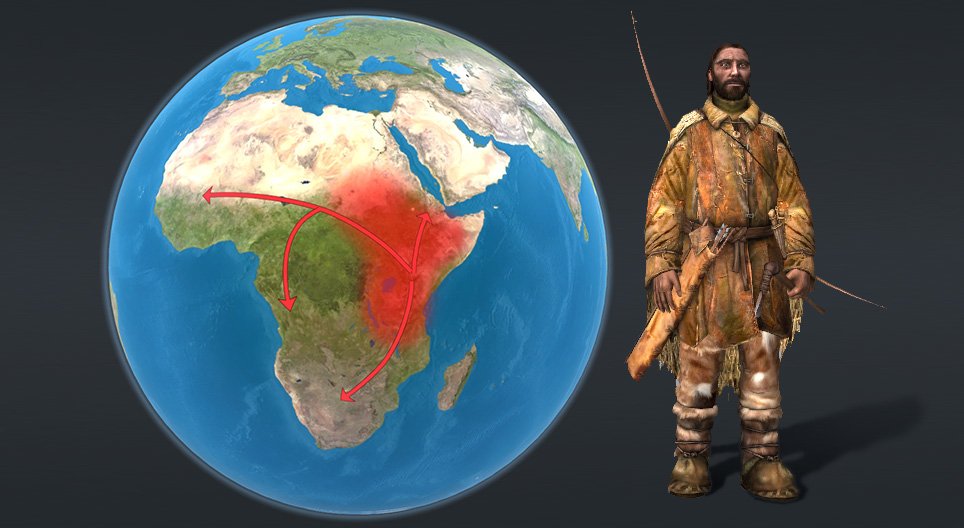 Хомо сапиенс дэлхий даяар тархсан нь