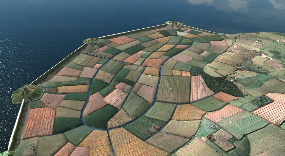 Нидерландад газар боловсруулсан нь, XVII зуун