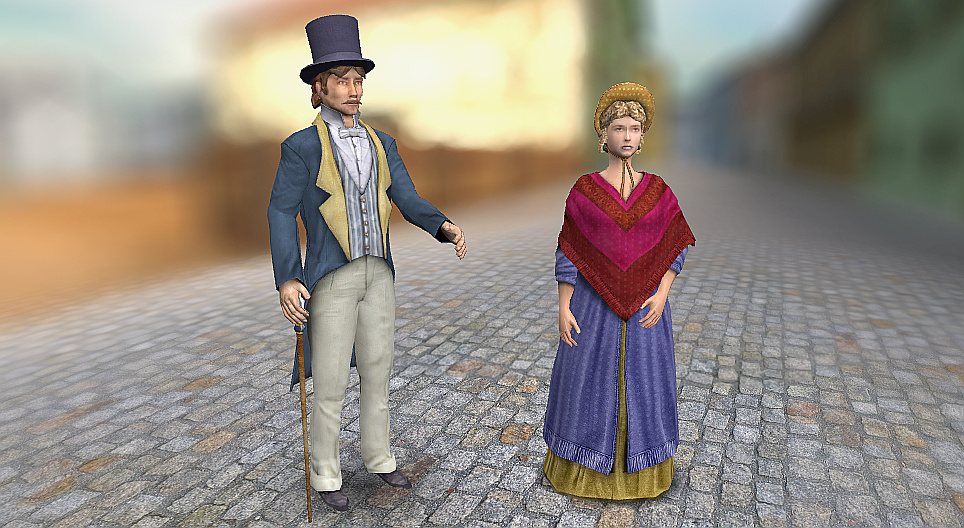 Хувцас (Баруун Европ, XIX зуун)