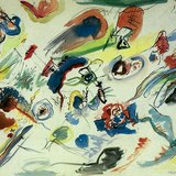 Василий Кандинский: Анхны хийсвэр усан будгийн зураг (1910, Экспрессионизм)