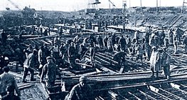 Балтийн тэнгис ба Цагаан тэнгисийн хоорондох сувгийг барьж байгаа нь