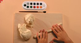 Давст баримлын шавраар сальфетканы бөгж хийх - алхам 1