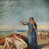 Теодор Шассериау - Мазеппагийн дэргэд байгаа казак охин