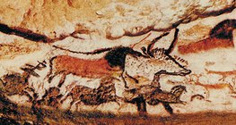 Эртний үхэр ба морь, Lascaux агуйн зураг