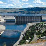 Hydroelectric power plant in the US