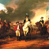 Йорктаунд Британичууд бууж өгч байгаа нь