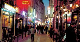 Nightlife of the Latin Quarter in Paris