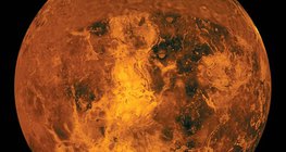 The surface of Venus which can be detected only by radar due to the thick layer of clouds
