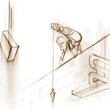 Босоо шугам нь дэлхийн төв рүү чиглэнэ