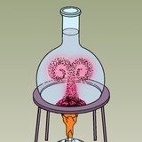 Өнгөт усаар конвектив дулаан дамжуулалтыг харуулах