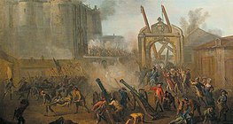 Бастилийн цайз руу дайрч буй нь (1789 оны 7-р сарын 14)