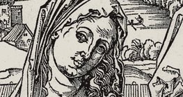 Альбрехт Дюрер - Гурван туулайтай Ариун гэр бүл (1497, Сэргэн мандалт, хэсэгчилсэн)