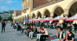 Main Square of Kraków, with the famous Cloth Hall in its centre