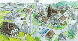 Хот болж өссөн уурхайн тосгон