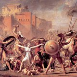 Дэвид - Сабин эмэгтэйчүүдийг хулгайлан авч буй нь (1799, Классицизм)