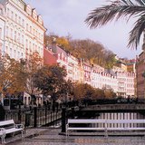 Karlovy Vary, the popular spa town