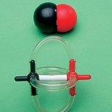 Нүүрстөрөгчийн дан ислийн хийн молекулын бөмбөлөг ба иштэй бөмбөлөг загвар