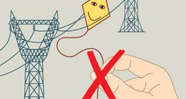 Цаасан шувууны утас цахилгааны шугамд орооцолдвол энэ утсанд хүрч болохгүй!