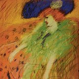 Пикассо: Цэнхэр малгайтай эмэгтэй (1910, Импрессионизм)