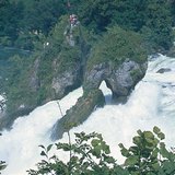 The Rhine Falls near Schaffhausen (Switzerland)
