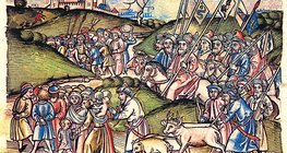 Иоханнес де Туроцын бичсэн Chronica Hungarorum-д Монголчуудын Европд хийсэн довтлолыг дүрслэсэн нь.