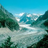 Альпийн нуруун дахь мөсөн гол