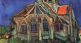 Ван Гог: Оверсийн сүм (1890, постимпрессионизм)