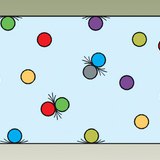 Хийн молекулууд мөргөлдөх