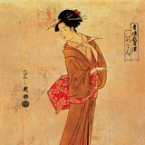 Чобунсай Эишигийн модон бар зураг (18-р зуун)