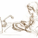 Угаалгын бодисын уусмал нь тосыг маш сайн чийгшүүлж өгдөг