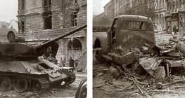 1956 онд Будапешт хотод болсон гудамжны тулааны ул мөр