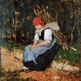 Михали Мункачси: Түлээ түүж яваа эмэгтэй