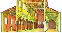 Итали, Равенна, Класс дахь Сант'Аполлинарийн сүмийн хөндлөн огтлол (536-549, Христийн эртний урлаг)