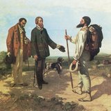 Густав Курбет: Уулзалт буюу "Бонжур, эрхэм Курбет" (1854, реализм)