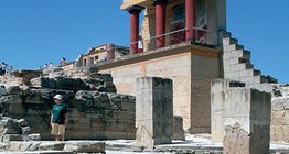 Ruins of the Palace of Knossos in Crete (Greece)