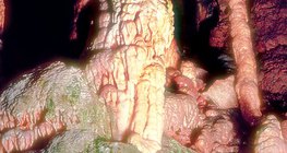 Stalactites in the Baradla cave of the Aggtelek Karst