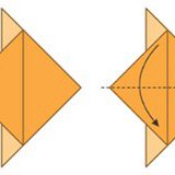 Өнгөт цаасаар шувуу эвхэх