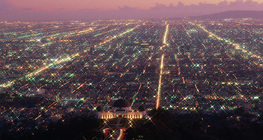 Лос Анжелес хотын дүр төрх Гриффит одон орны ажиглалтын төвийн хамтаар