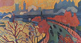 Андре Дерайн: Чаринг Кросс гүүр (1906, Фовизм)