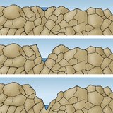 Альпийн нурууны гол V хэлбэрийн хөндийг огтолж байгаа нь