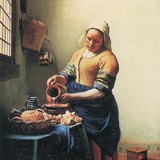 Йоханнес Вермеер: Сүү аягалж буй үйлчлэгч (1658-1660, Барокко)